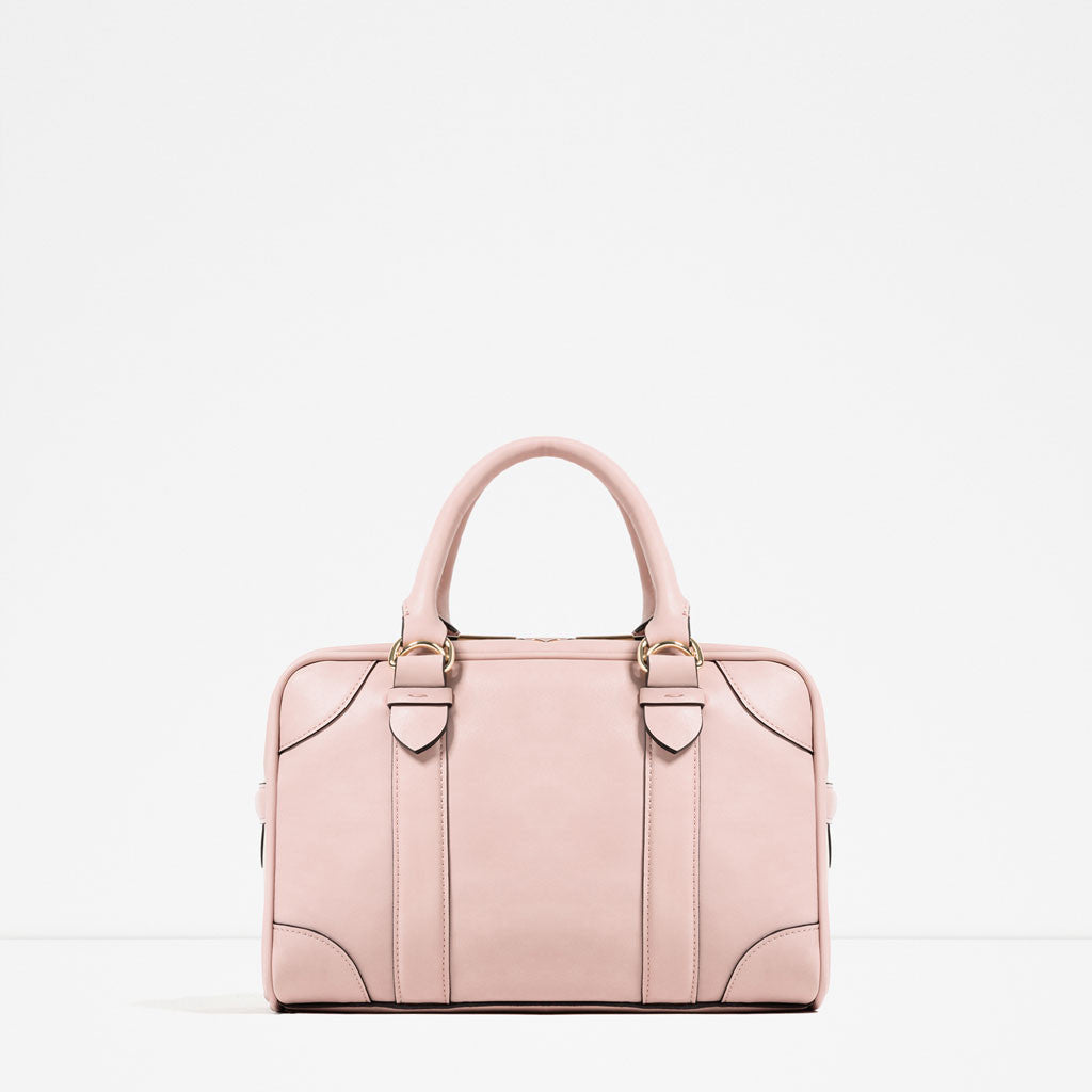 BUCKLED BOWLING BAG